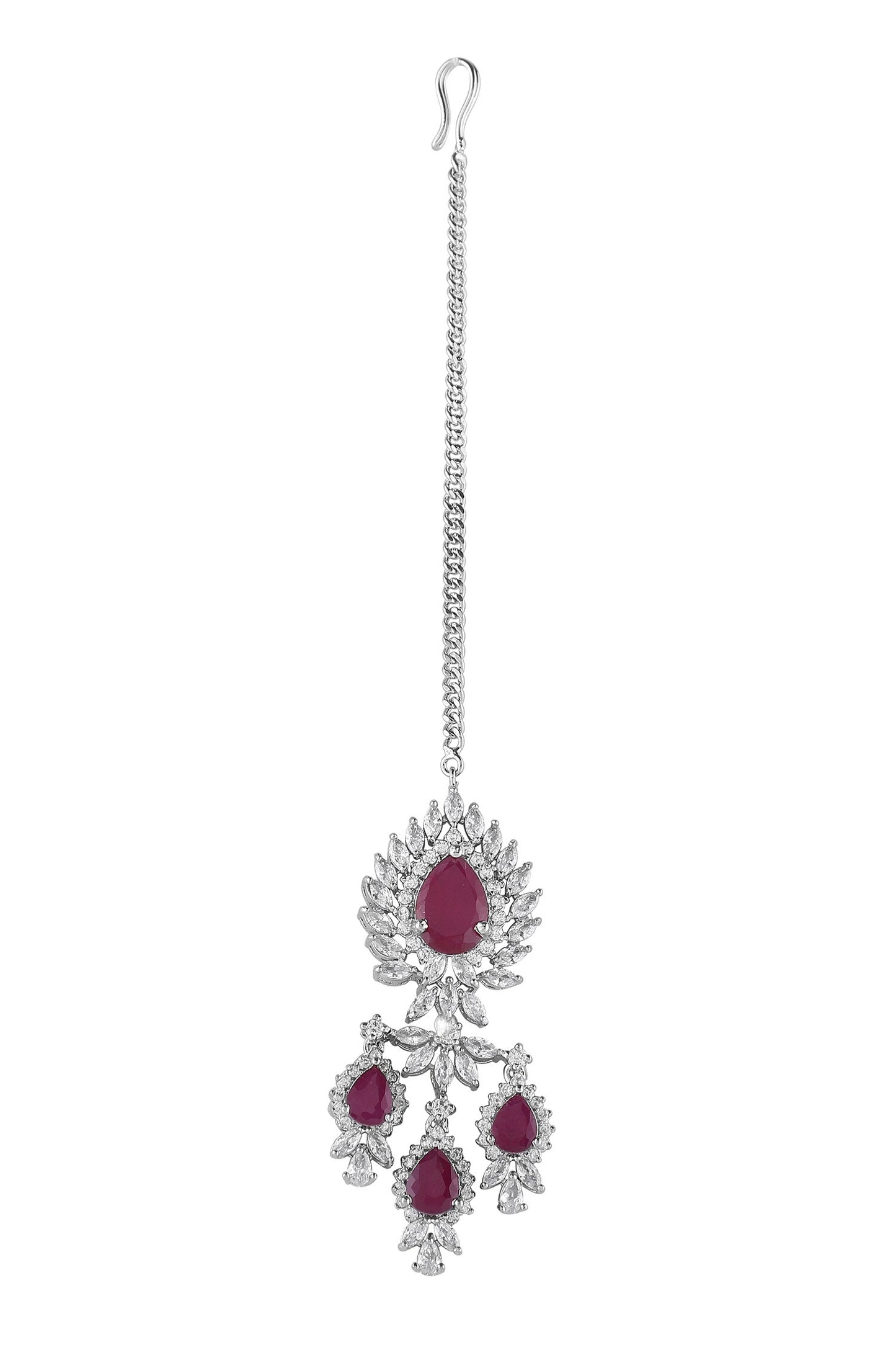 Stone Embellished Maangtikka 