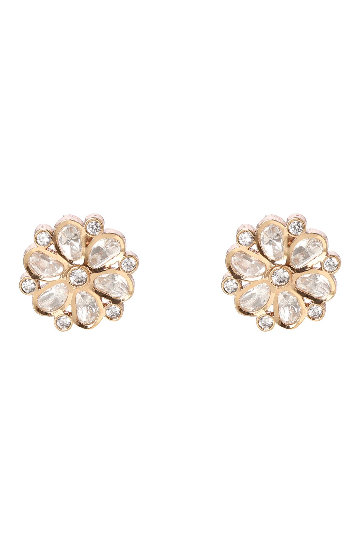 Floral Carved Studs 