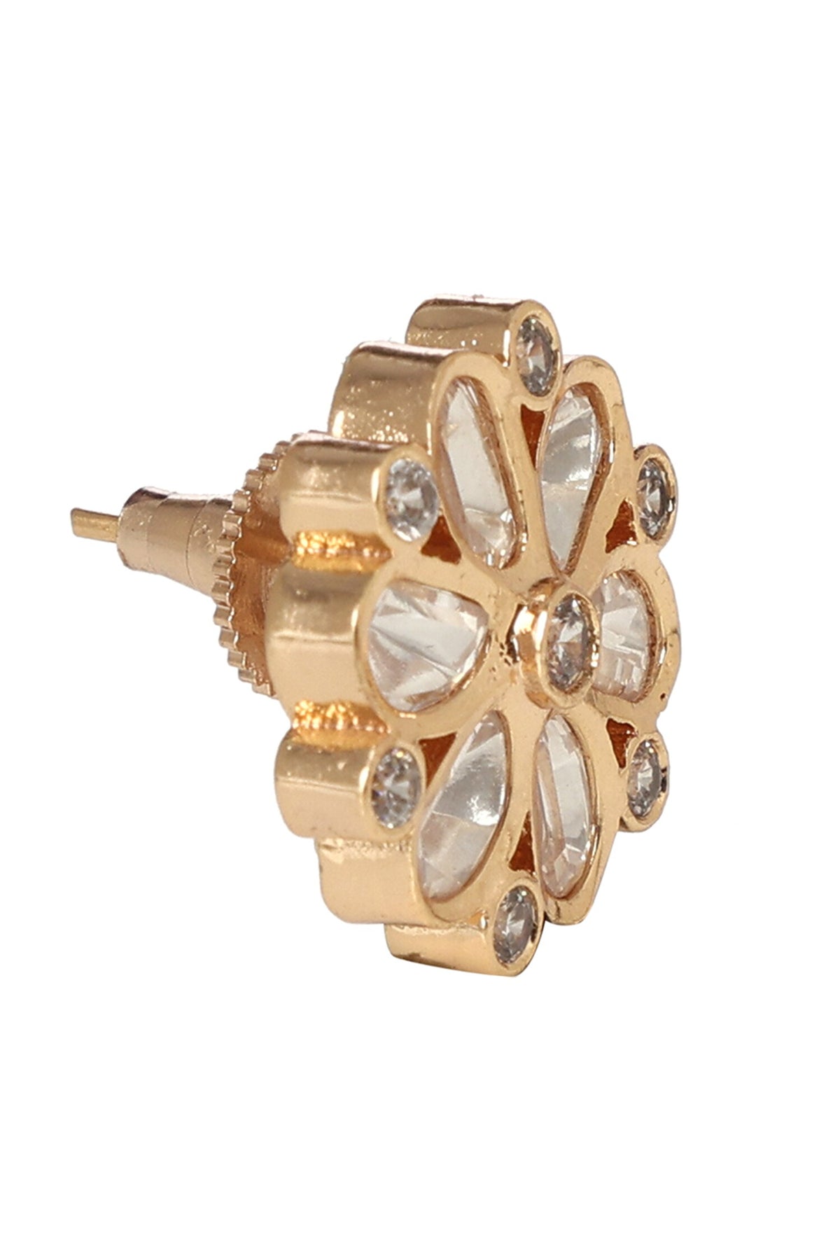 Floral Carved Studs 