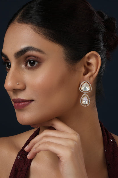 Crystal Embellished Earrings 