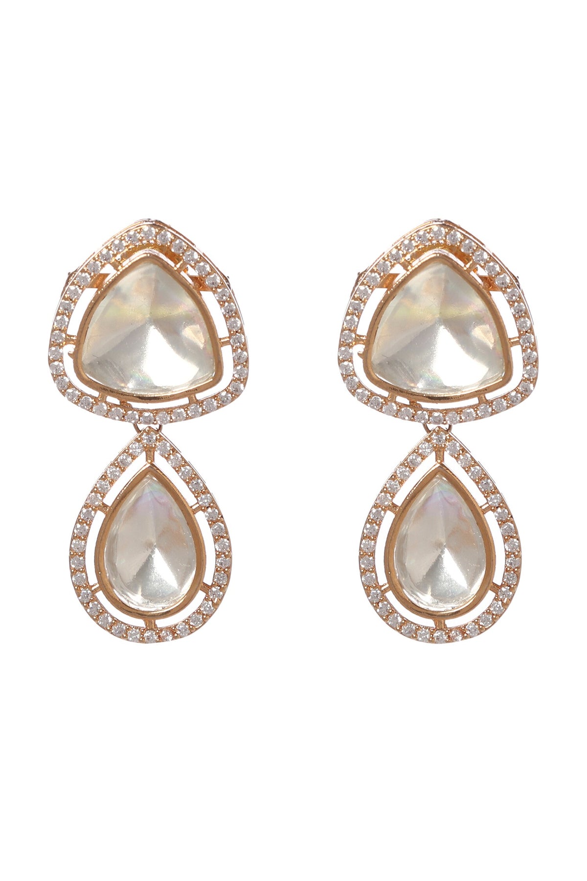 Crystal Embellished Earrings 