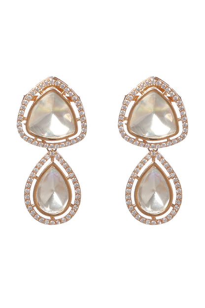 Crystal Embellished Earrings 