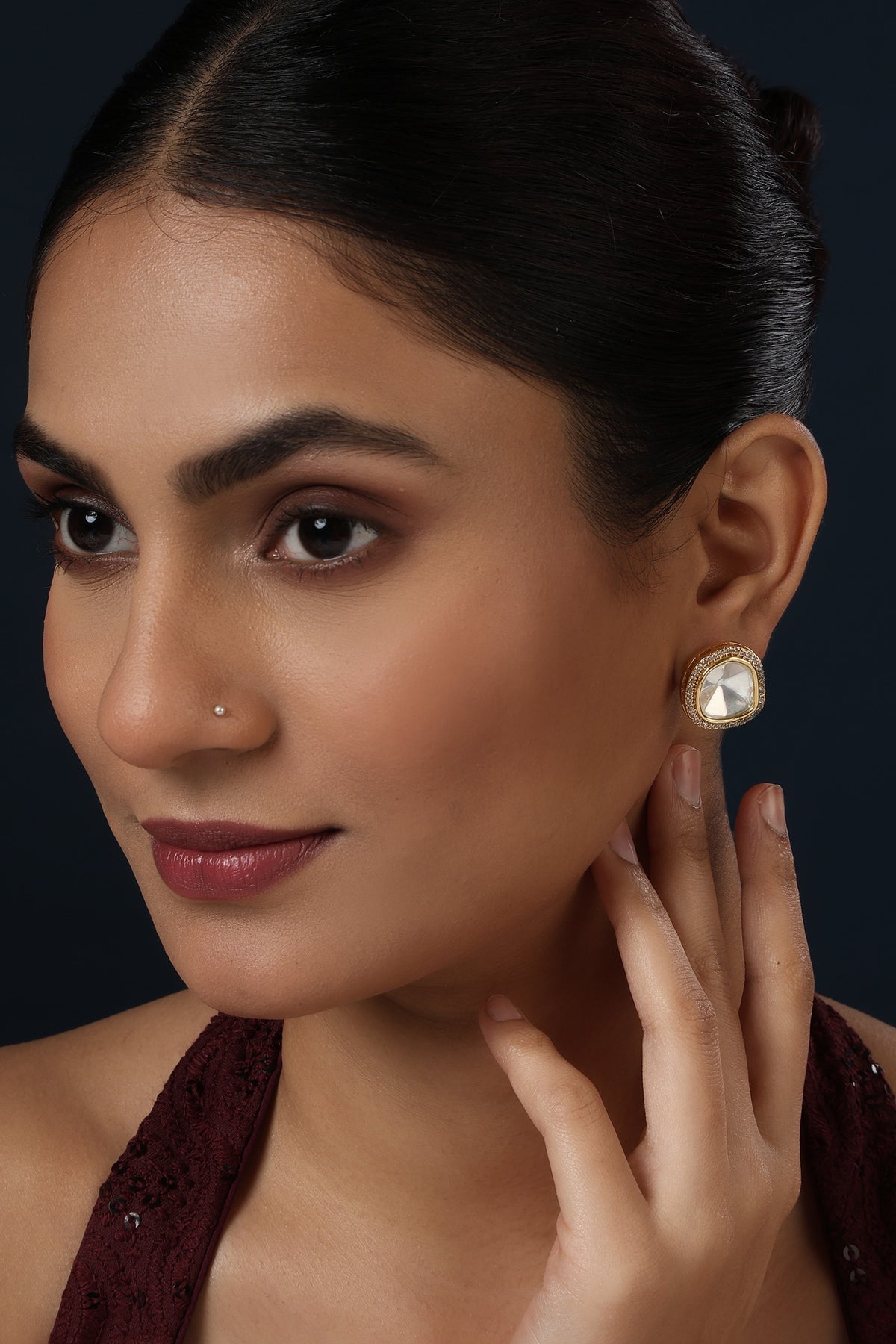 Crystal Embellished Studs 