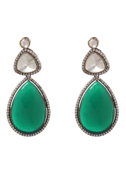 Two Tone Layered Necklace Set 