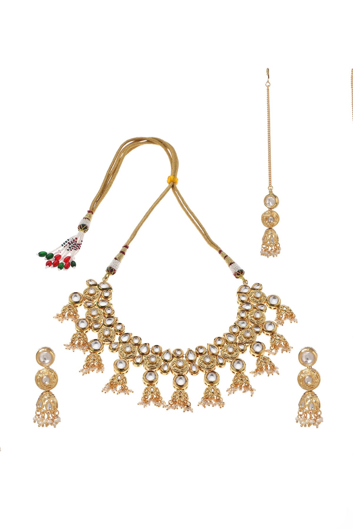 Kundan Embellished Jewellery Set 