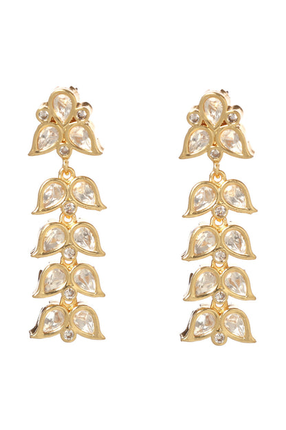 Carved Polki Embellished Necklace Set 