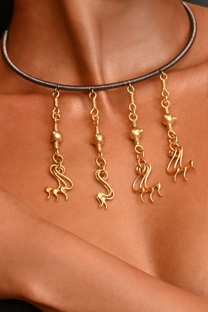 Tribal Spirit Hanging Necklace 