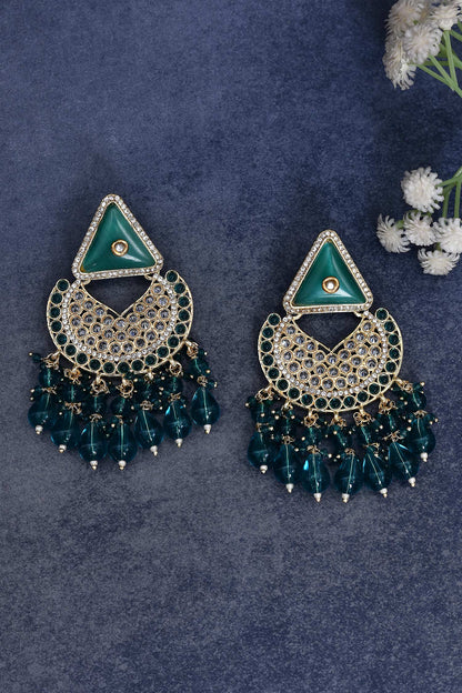 Embellished Chandbali Earrings 