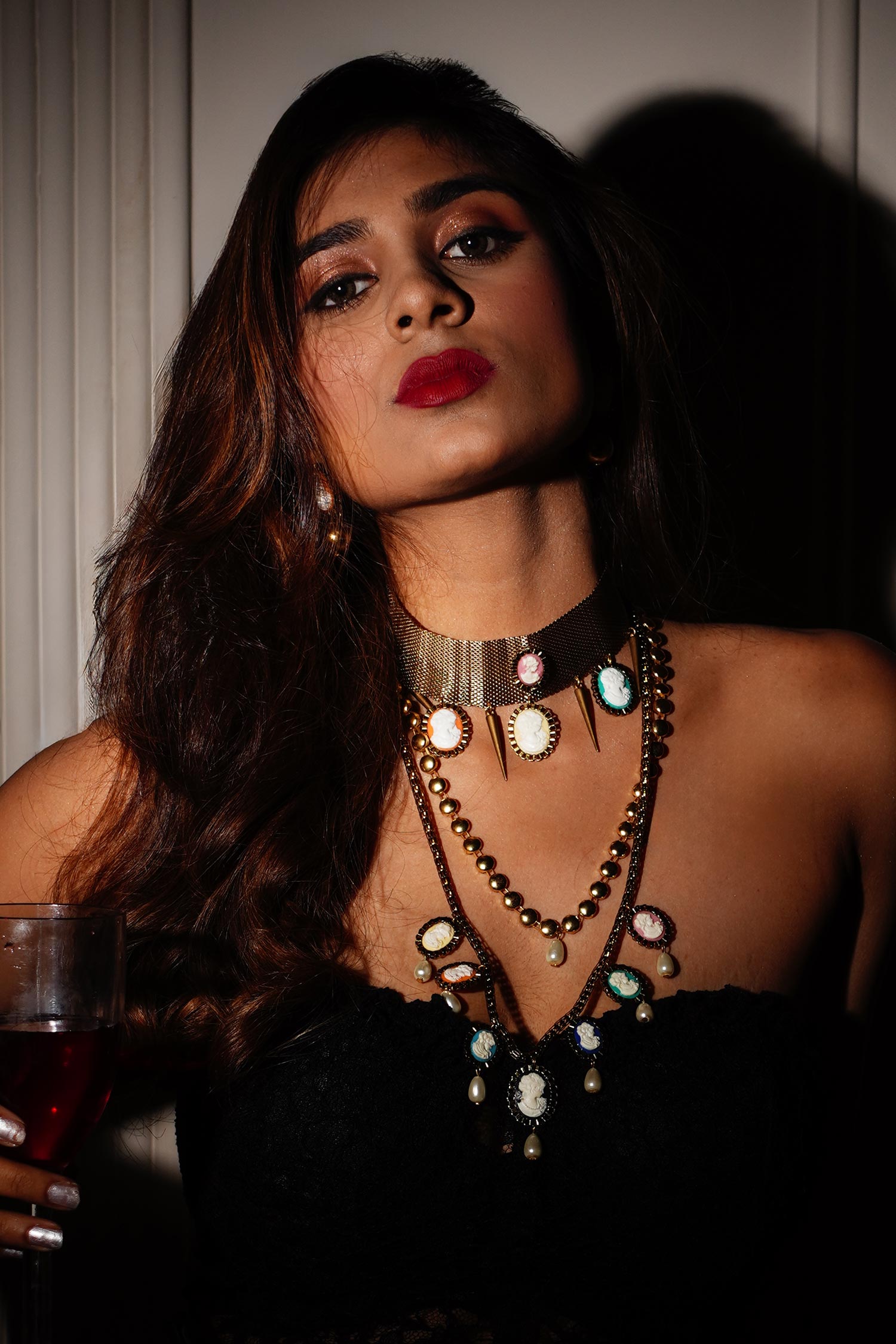 Victorian Stone Embellished Choker 