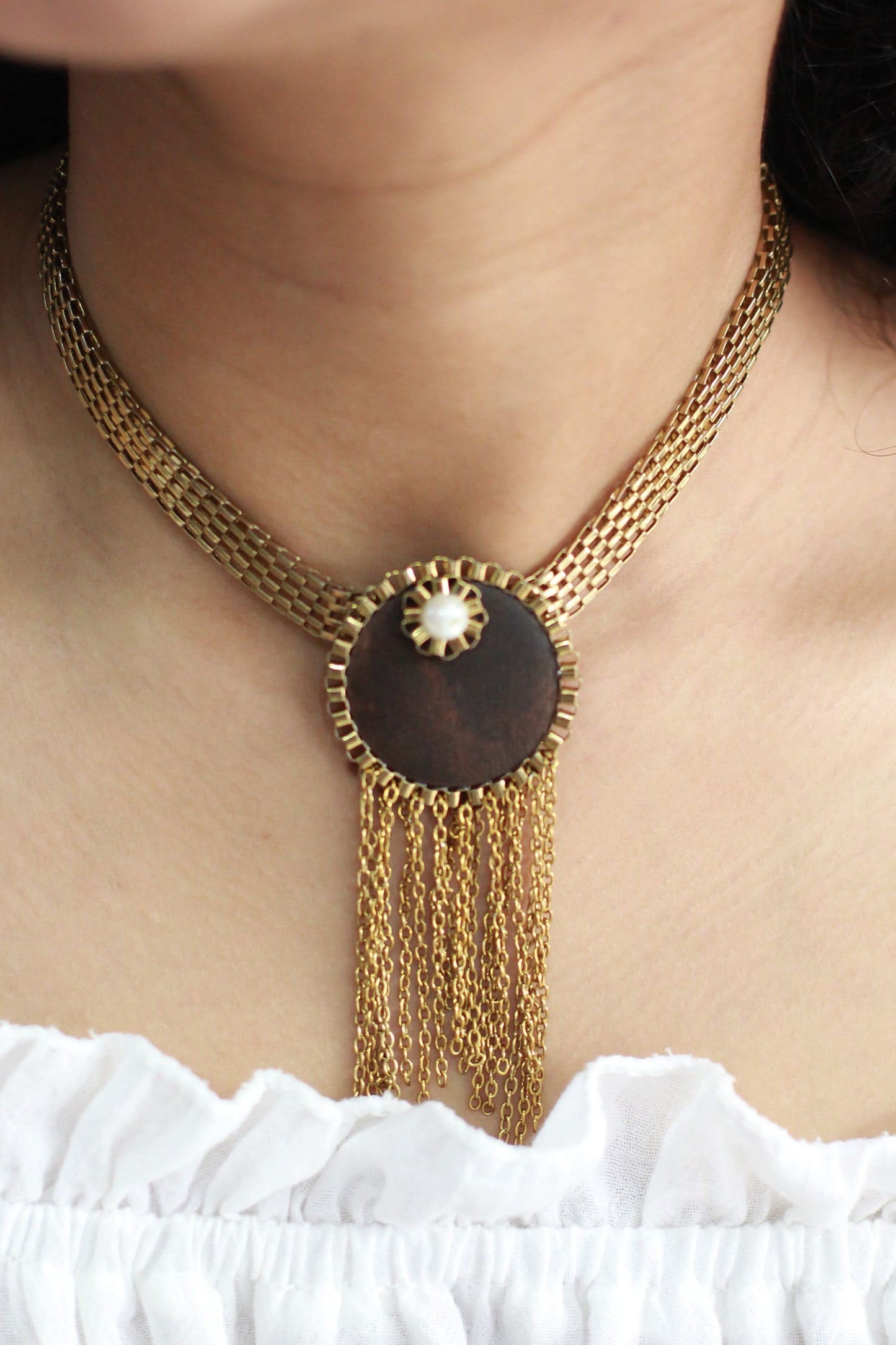 Tassel Chain Choker Necklace 