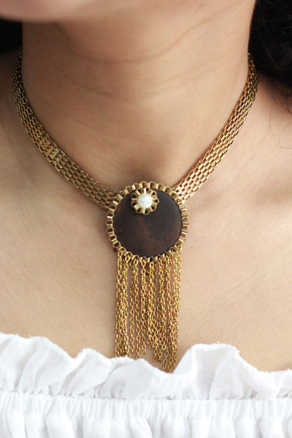 Tassel Chain Choker Necklace 