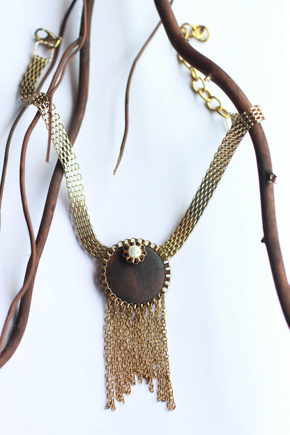 Tassel Chain Choker Necklace 