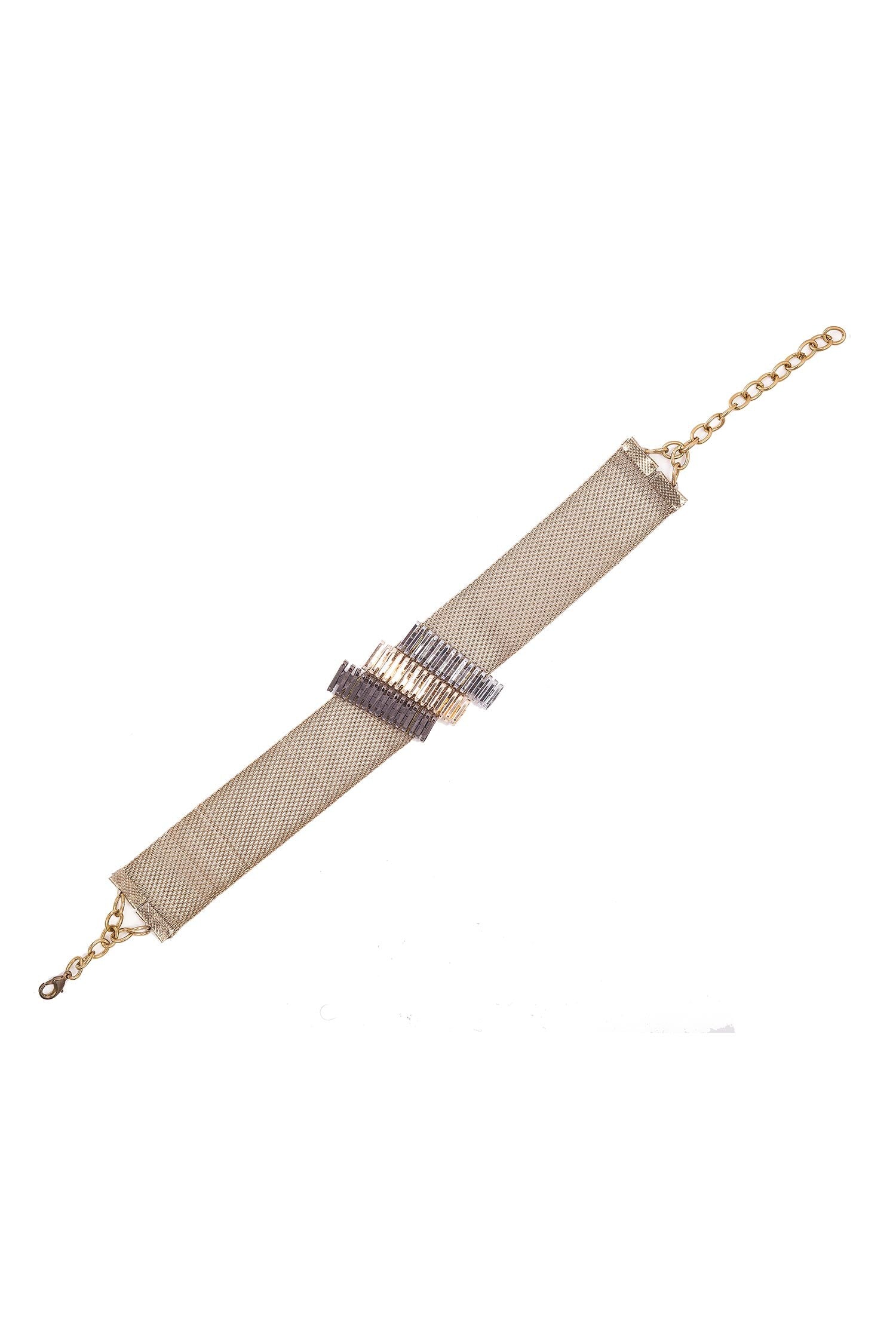 Zigzag Mesh Choker 