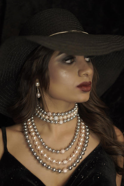 Pearl Layered Choker 