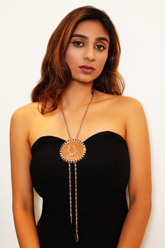 Coin Long Necklace 