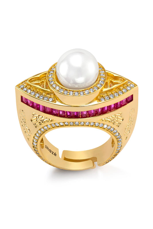 Minerva Embellished Ring 