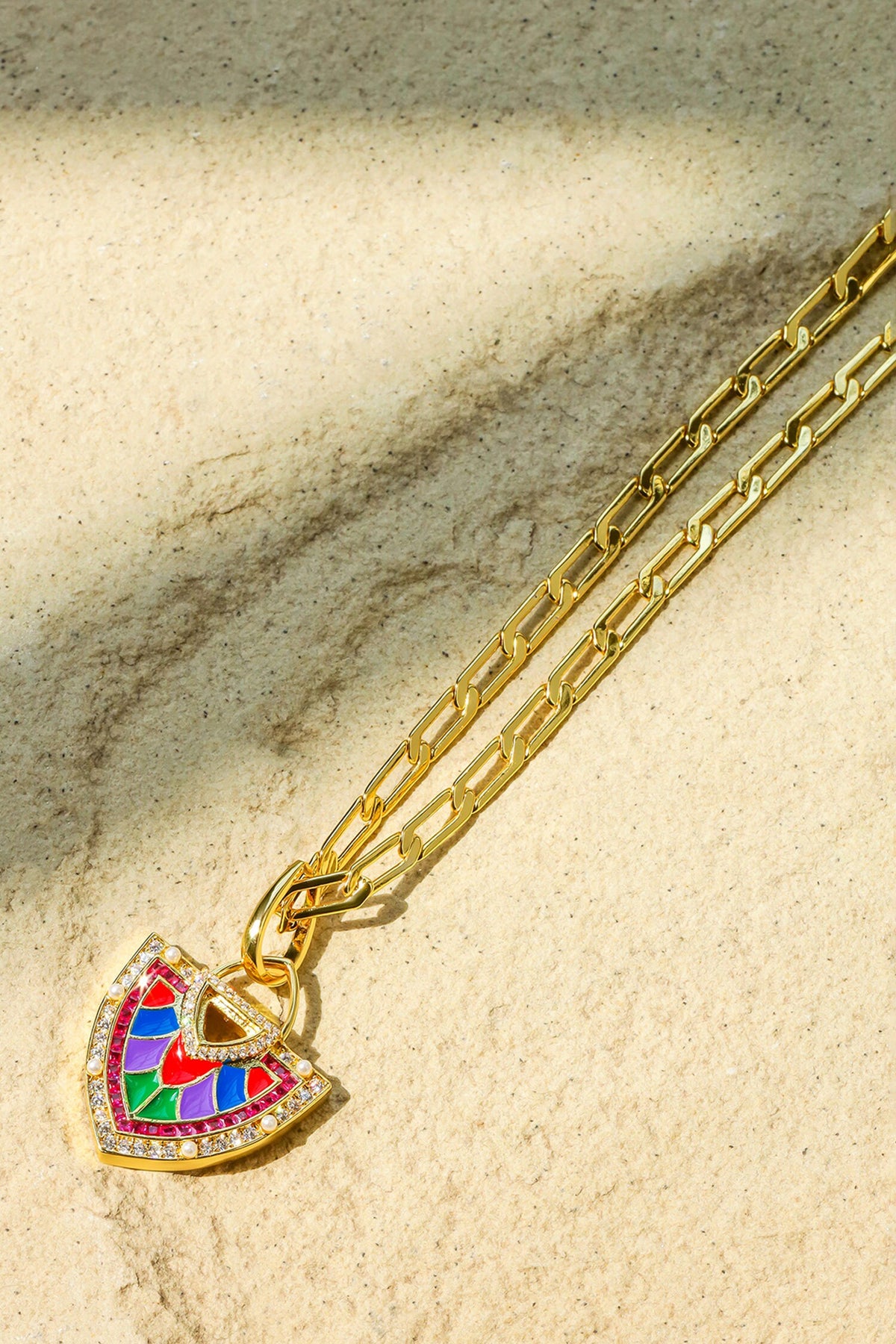 Veronica Embellished Pendant Necklace 