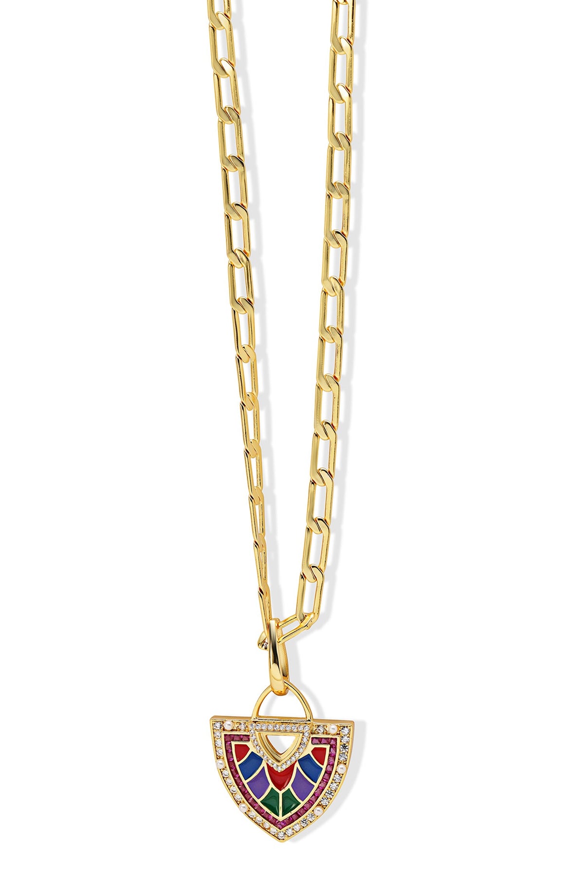 Veronica Embellished Pendant Necklace 
