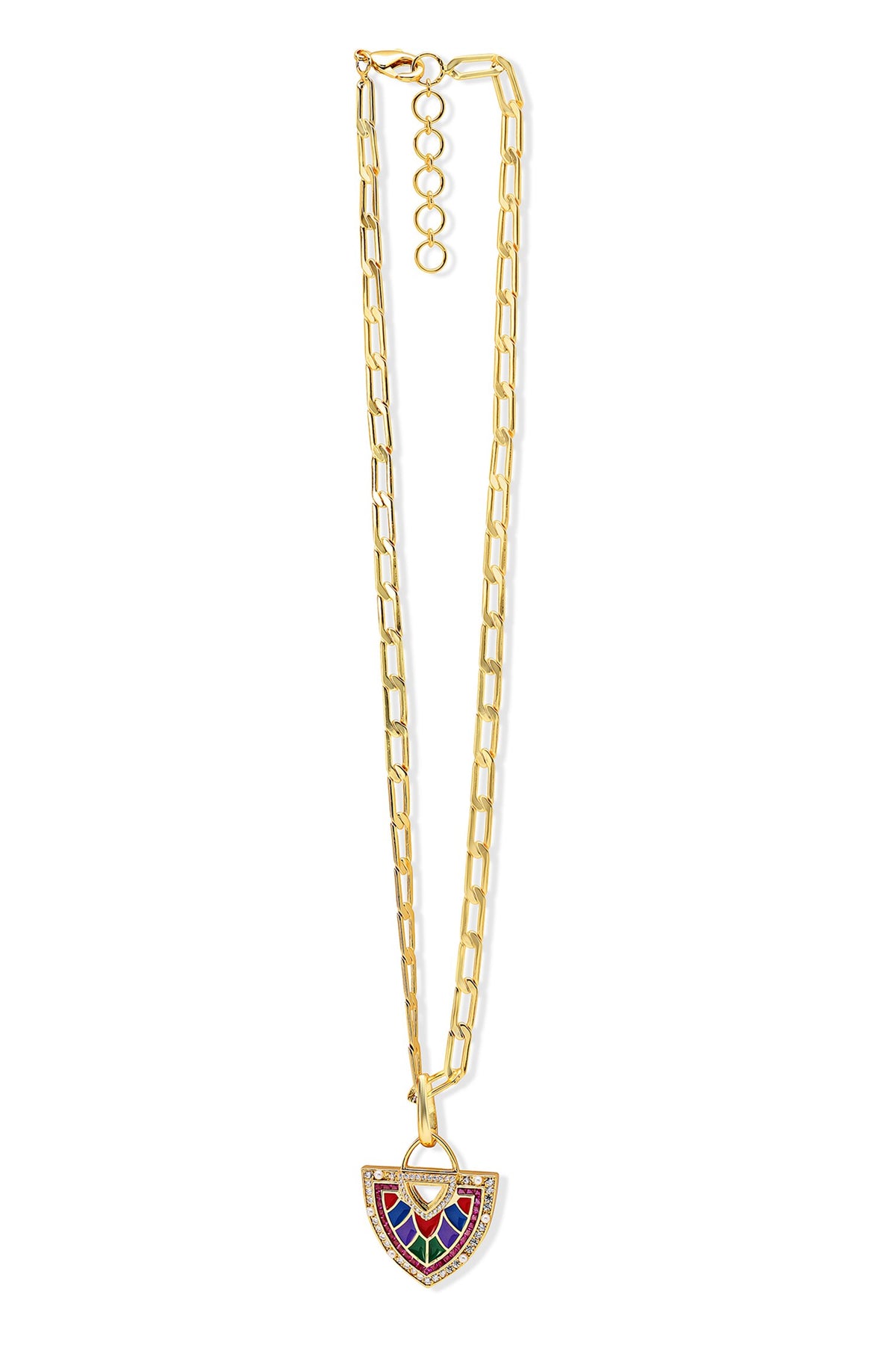 Veronica Embellished Pendant Necklace 