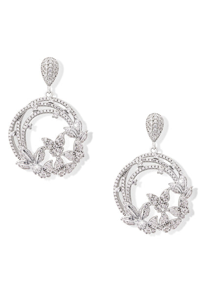 Flutter Embellished Dangler Earrings 