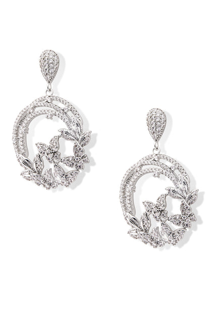 Flutter Embellished Dangler Earrings 