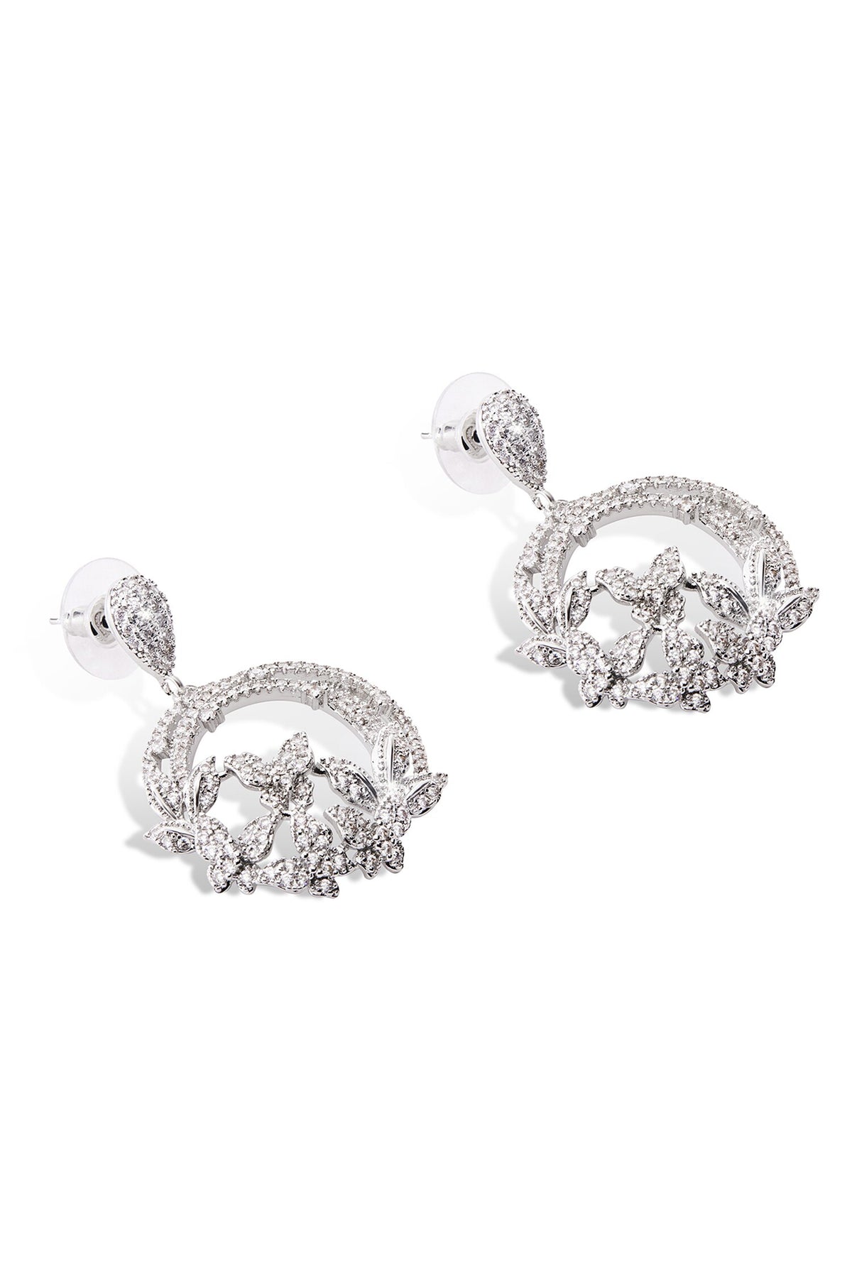 Flutter Embellished Dangler Earrings 