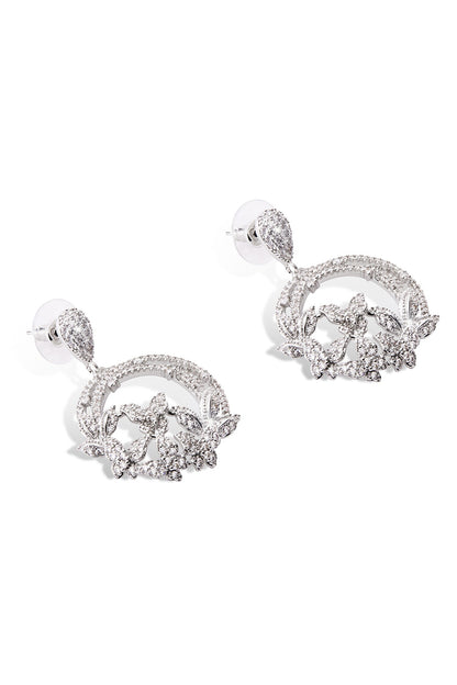 Flutter Embellished Dangler Earrings 