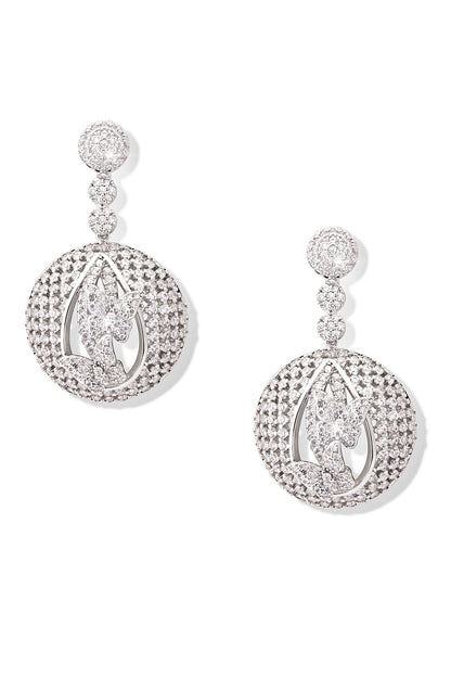 Forest Nest Ball Embellished Earrings 