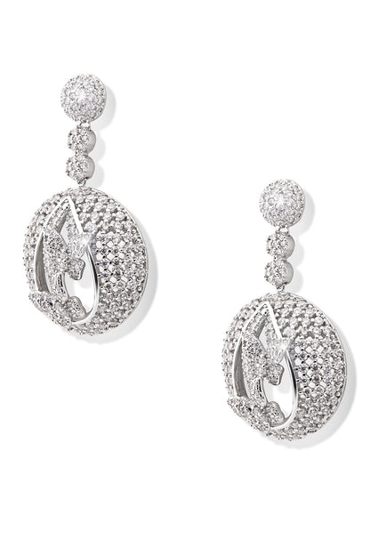 Forest Nest Ball Embellished Earrings 