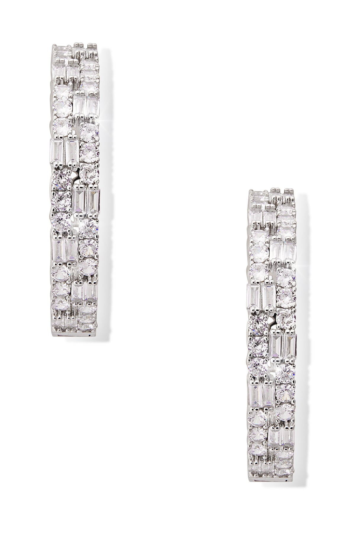 Enigma Stone Cluster Hoops 