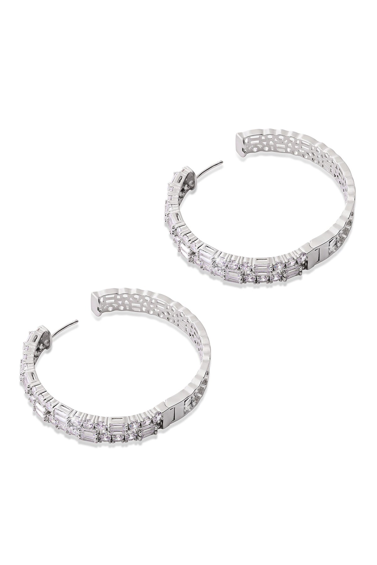 Enigma Stone Cluster Hoops 