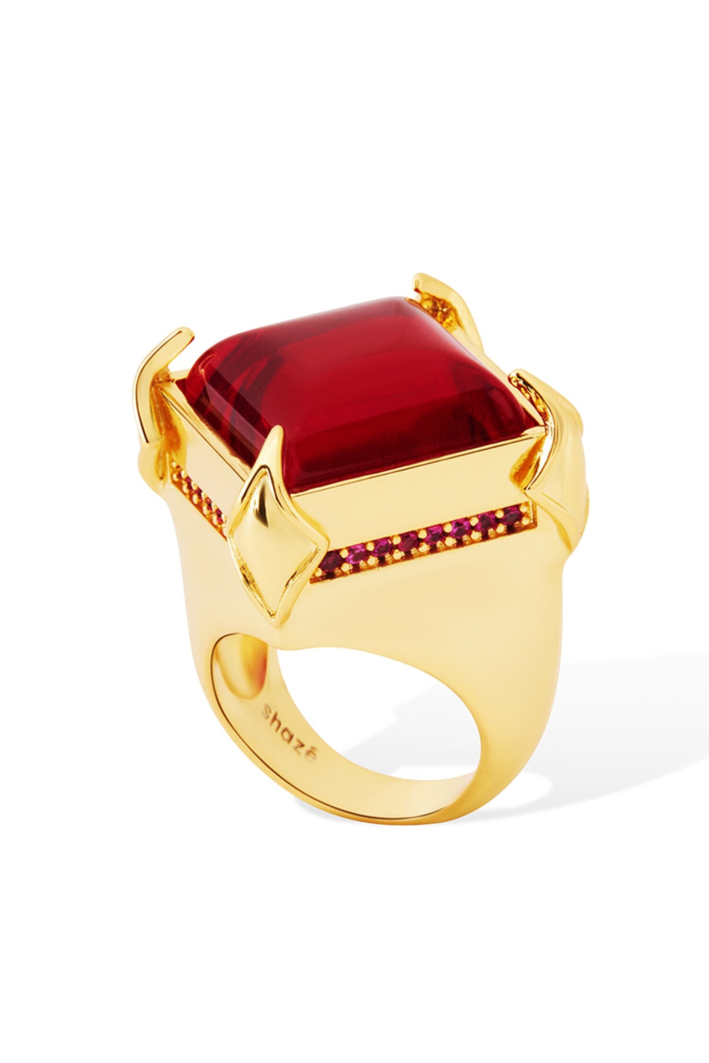 Harkins Heart Stone Embellished Ring 