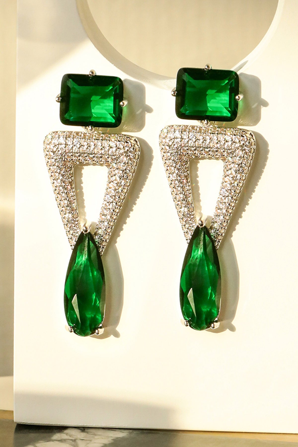 Gaias Pyramid Shaped Earrings 