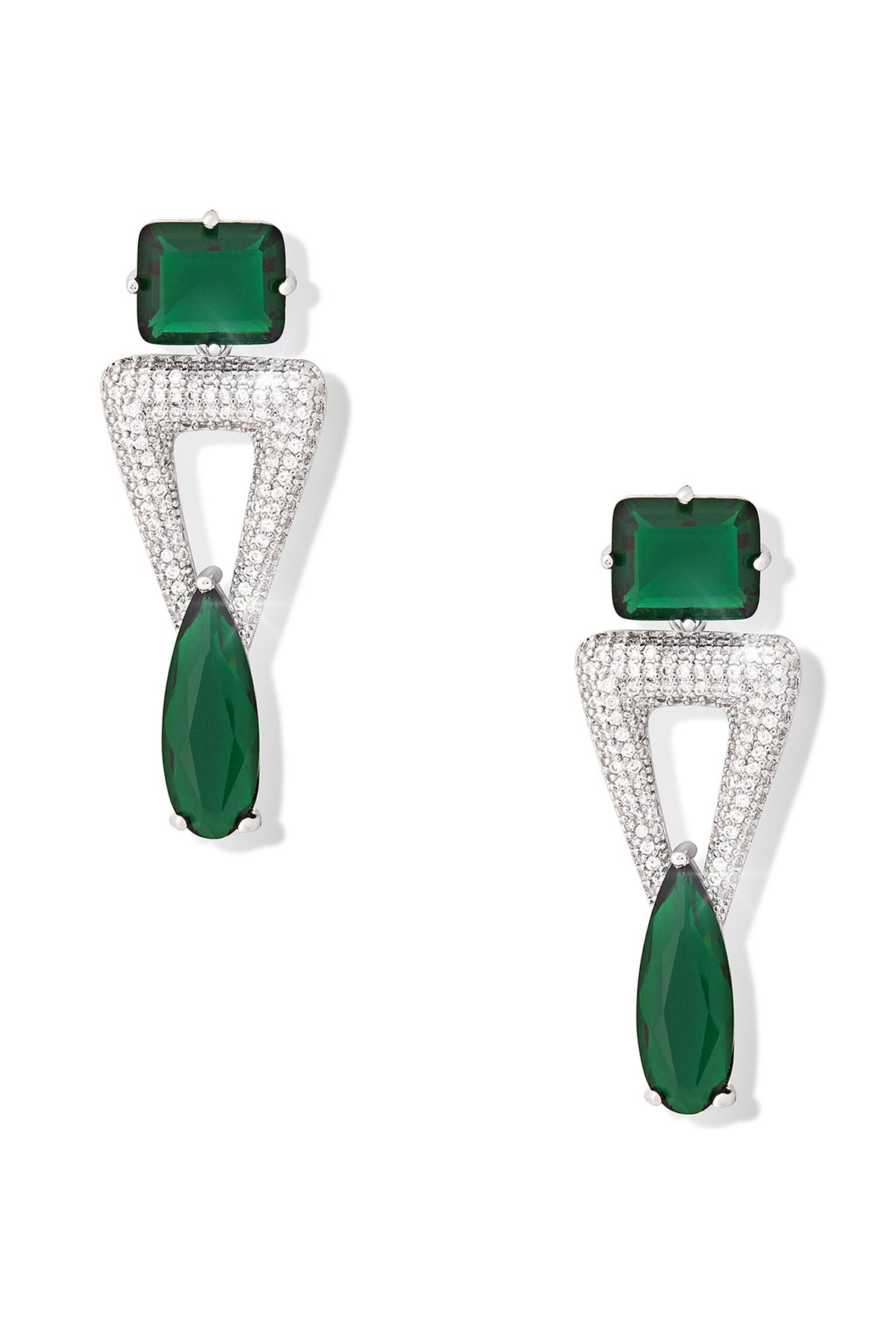 Gaias Pyramid Shaped Earrings 