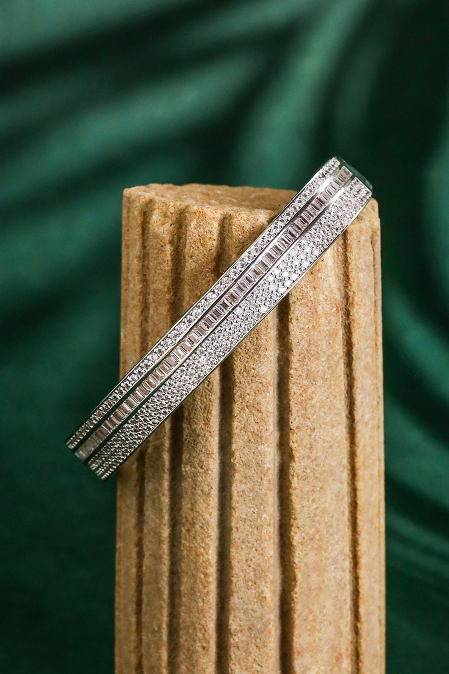 Stellarise Stone Studded Bangle 