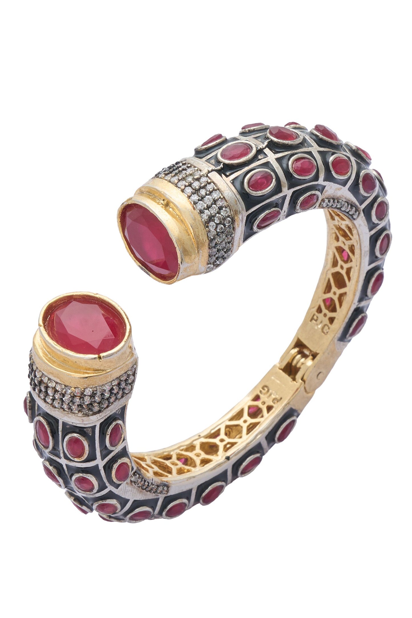 Geometric Carved Kada 