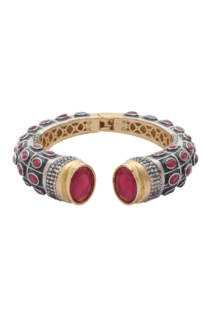 Geometric Carved Kada 