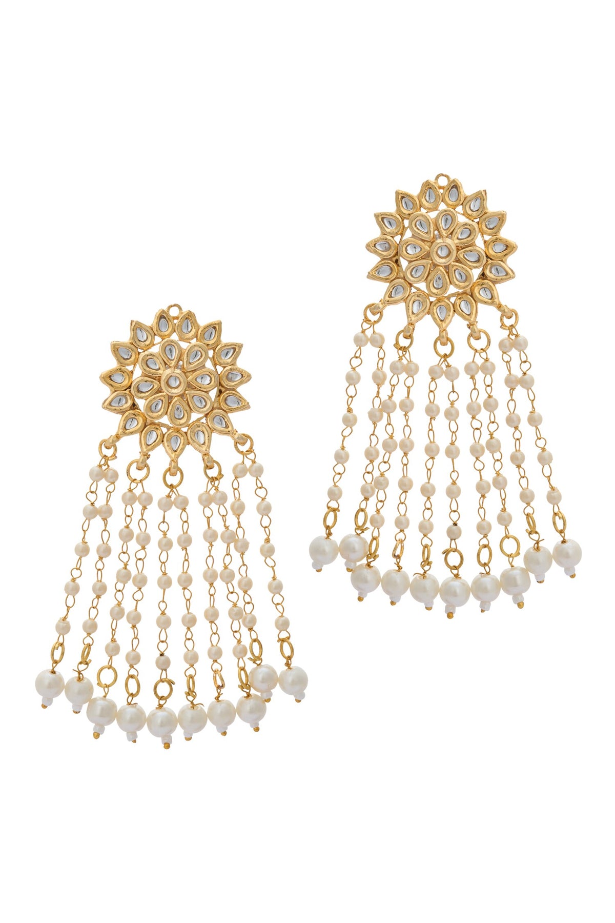 Floral Carved Earrings 