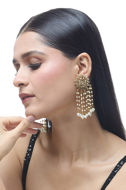 Floral Carved Earrings 