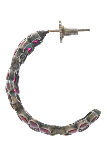 Floral Carved Hoops 