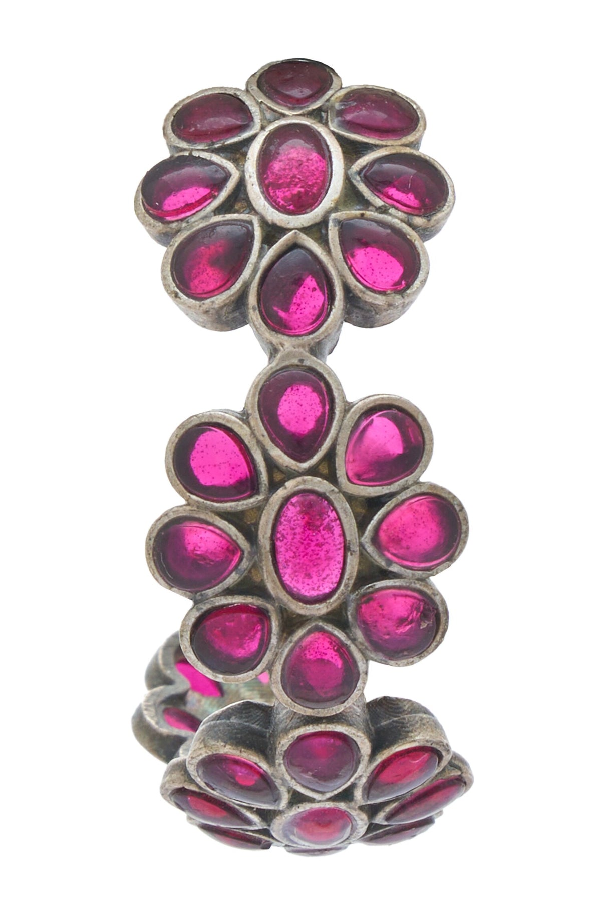 Floral Carved Hoops 