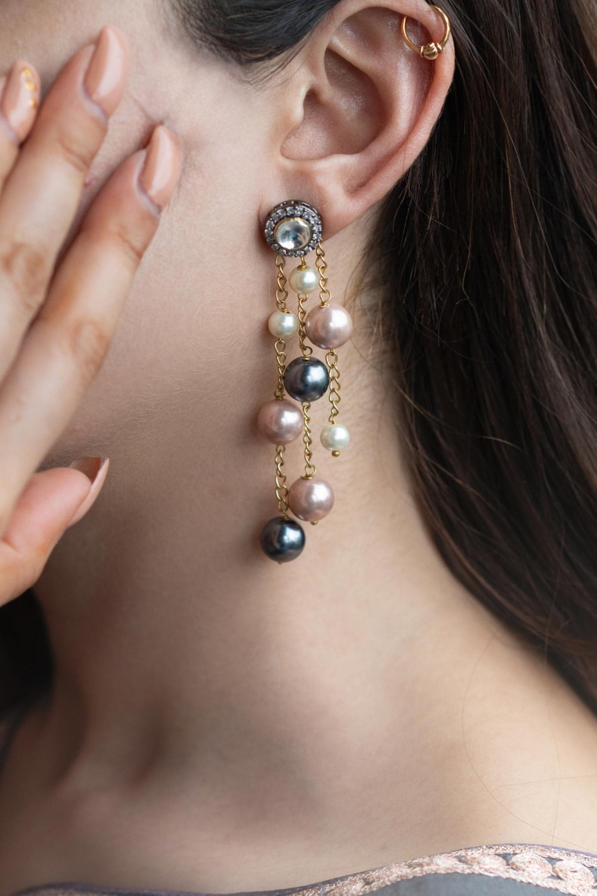 Polki Embellished Earrings 