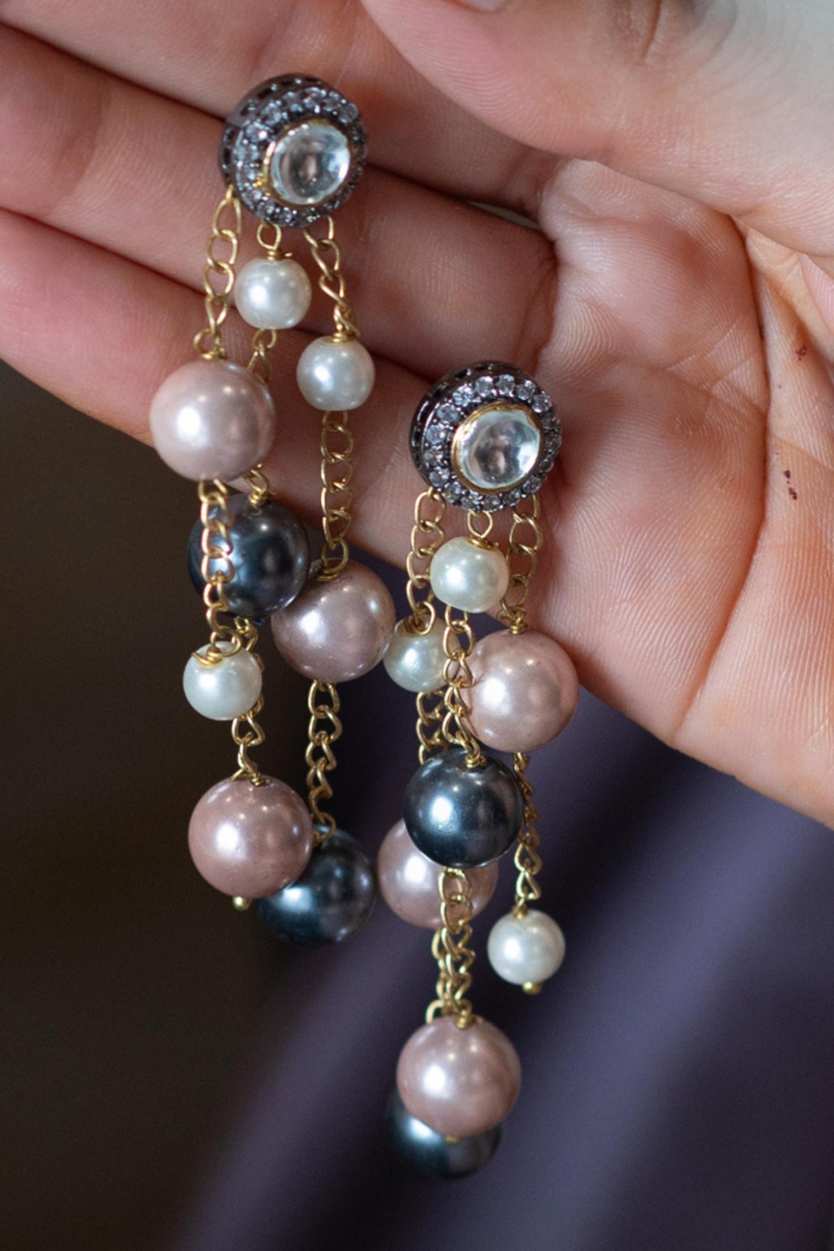 Polki Embellished Earrings 