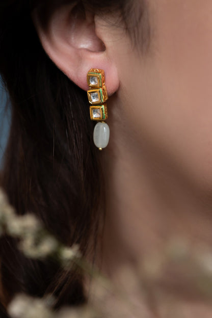 Kundan Embellished Danglers 