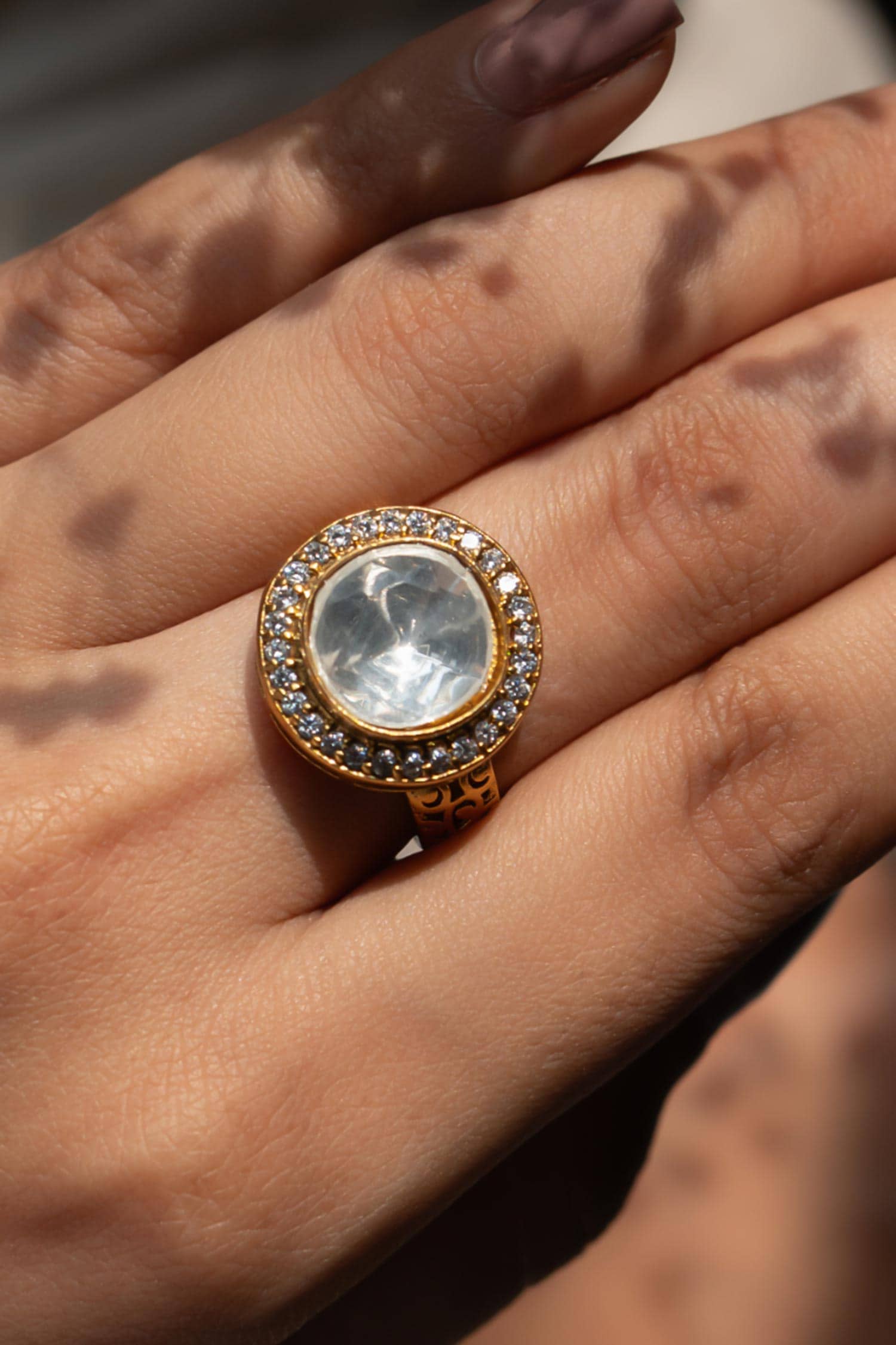Polki Globule Ring 