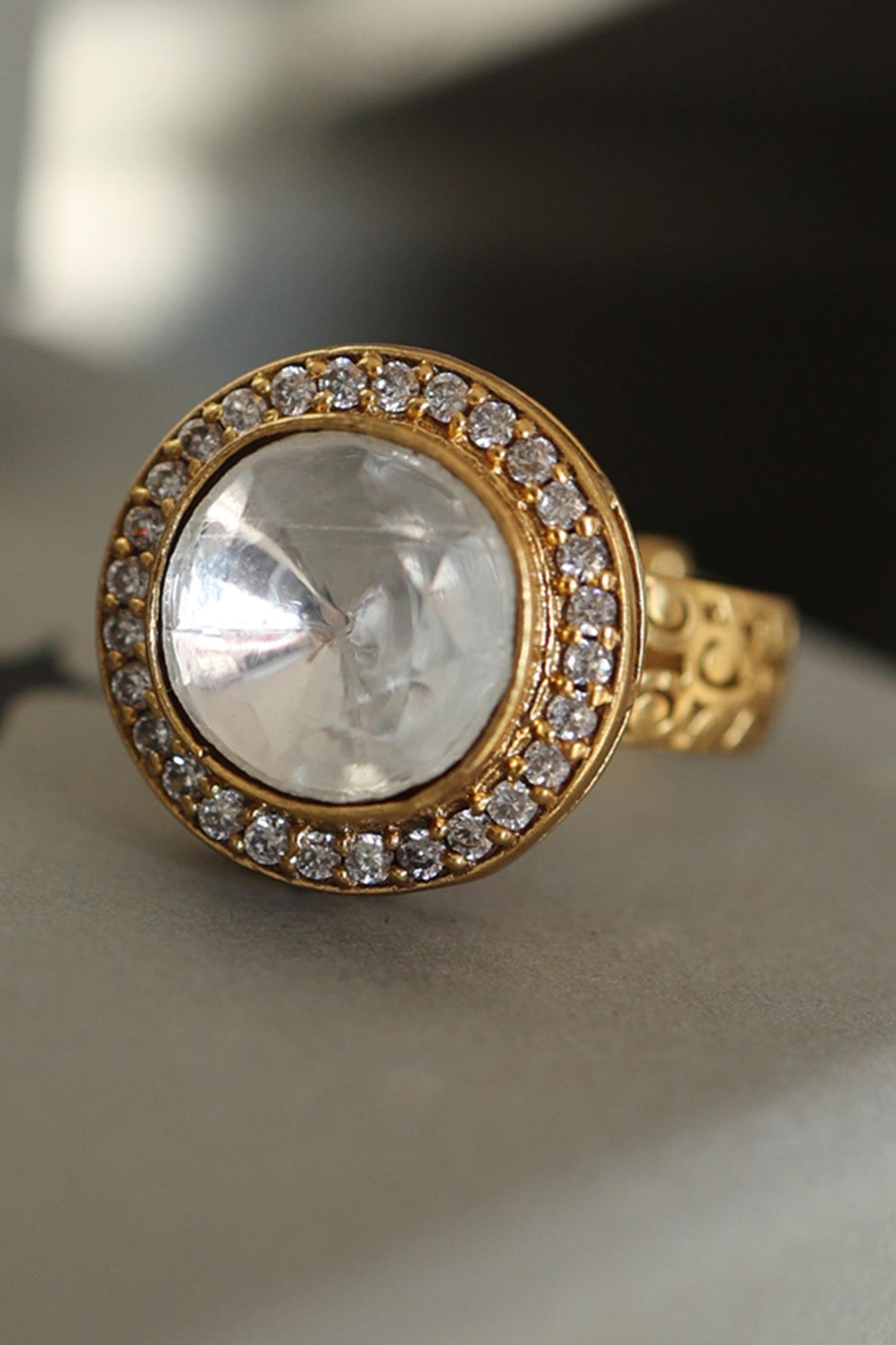 Polki Globule Ring 