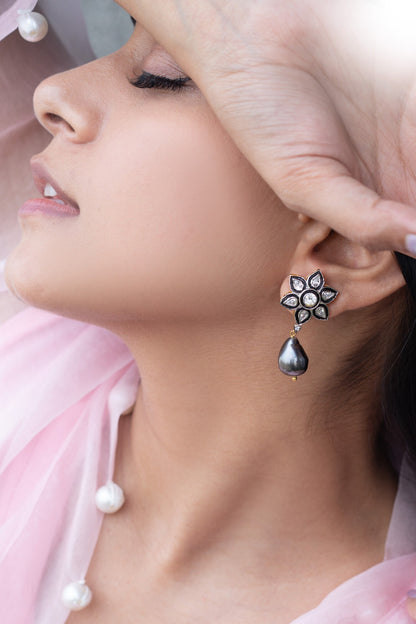Polki & Pearl Embellished Earrings 