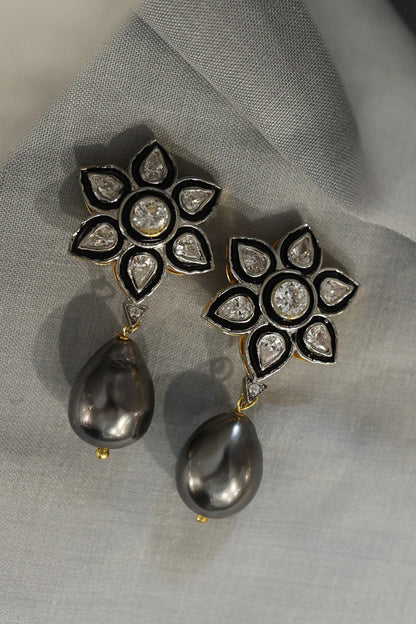 Polki & Pearl Embellished Earrings 