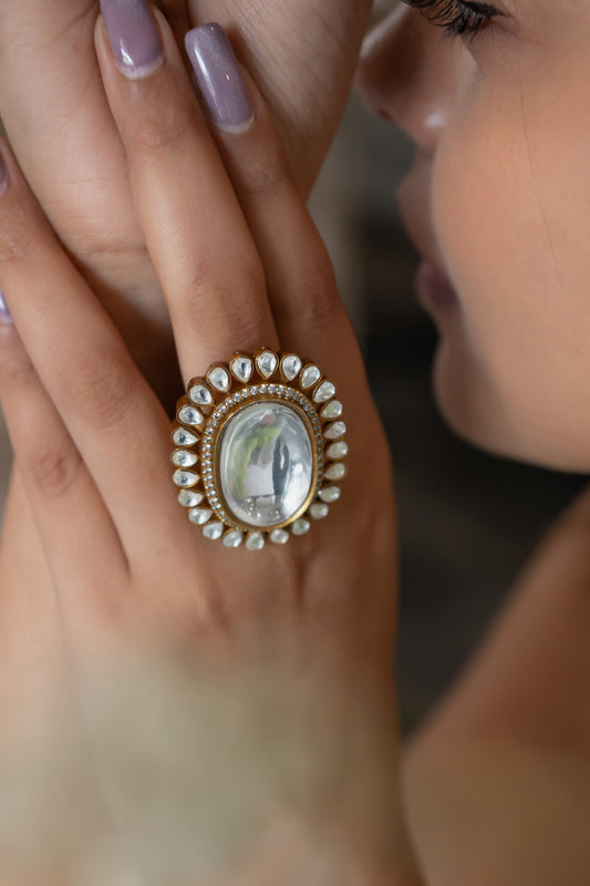 Polki Embellished Ring 