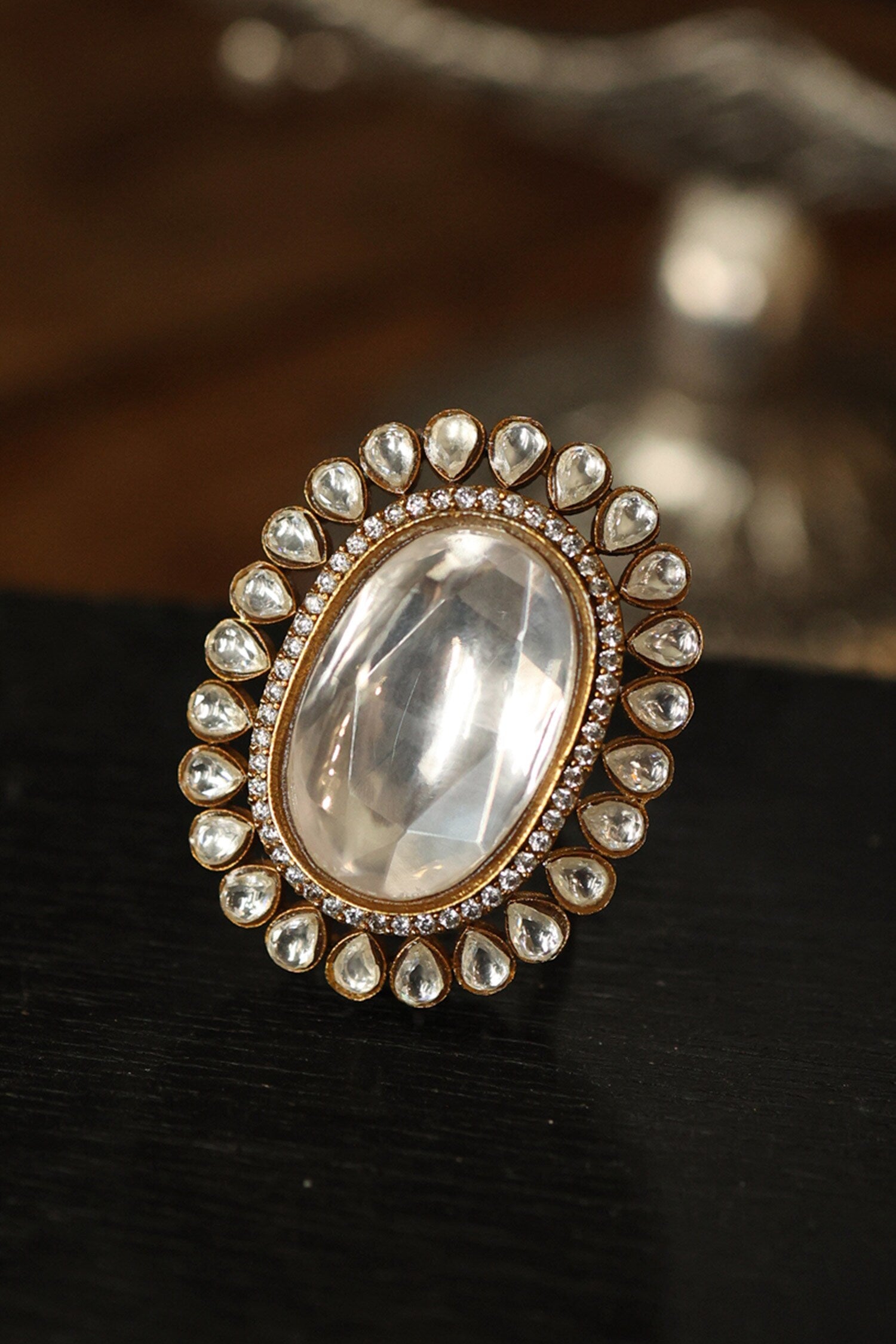Polki Embellished Ring 